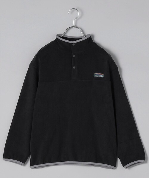 FREAK'S STORE（フリークスストア）の「限定展開 KIDS ハーフスナップフリースPO / キッズ / 子供服 /フリース プルオーバー（その他アウター・キッズ・ブラウン/ブラック/ベージュ/サックスブルー・150/130/110/140/120）」の12枚目の写真