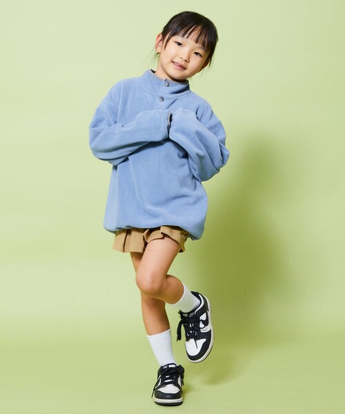 FREAK'S STORE（フリークスストア）の「限定展開 KIDS ハーフスナップフリースPO / キッズ / 子供服 /フリース プルオーバー（その他アウター・キッズ・ブラウン/ブラック/ベージュ/サックスブルー・150/130/110/140/120）」の15枚目の写真