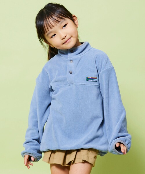 FREAK'S STORE（フリークスストア）の「限定展開 KIDS ハーフスナップフリースPO / キッズ / 子供服 /フリース プルオーバー（その他アウター・キッズ・ブラウン/ブラック/ベージュ/サックスブルー・150/130/110/140/120）」の16枚目の写真