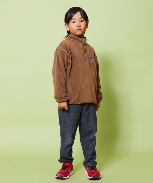 FREAK'S STORE（フリークスストア）の「限定展開 KIDS ハーフスナップフリースPO / キッズ / 子供服 /フリース プルオーバー（その他アウター・キッズ・ブラウン/ブラック/ベージュ/サックスブルー・150/130/110/140/120）」の17枚目の写真