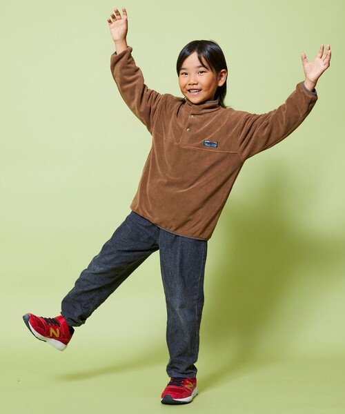 FREAK'S STORE（フリークスストア）の「限定展開 KIDS ハーフスナップフリースPO / キッズ / 子供服 /フリース プルオーバー（その他アウター・キッズ・ブラウン/ブラック/ベージュ/サックスブルー・150/130/110/140/120）」の18枚目の写真