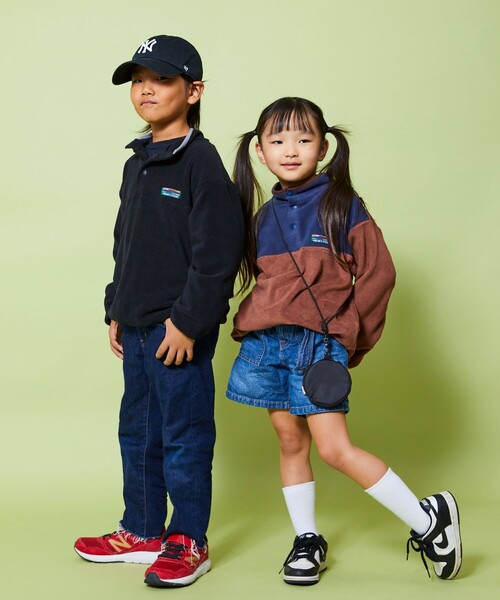 FREAK'S STORE（フリークスストア）の「限定展開 KIDS ハーフスナップフリースPO / キッズ / 子供服 /フリース プルオーバー（その他アウター・キッズ・ブラウン/ブラック/ベージュ/サックスブルー・150/130/110/140/120）」の20枚目の写真