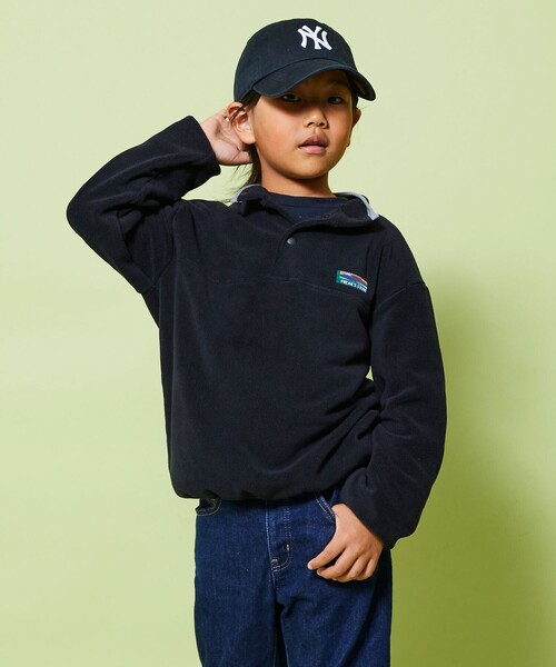 FREAK'S STORE（フリークスストア）の「限定展開 KIDS ハーフスナップフリースPO / キッズ / 子供服 /フリース プルオーバー（その他アウター・キッズ・ブラウン/ブラック/ベージュ/サックスブルー・150/130/110/140/120）」の22枚目の写真