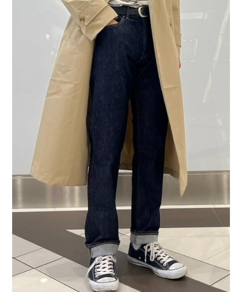 GAP（ギャップ）の「ウォッシュウェル Gapflex ストレートデニム（デニムパンツ・メンズ・インディゴブルー・29W 30L/28W 30L/30W 30L/31W 30L/31W 32L/32W 30L/32W 32L/33W 32L/34W 32L/36W 32L）」の5枚目の写真