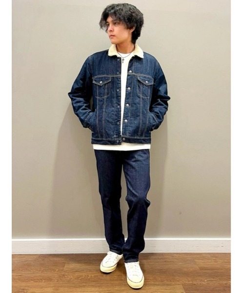 GAP（ギャップ）の「ウォッシュウェル Gapflex ストレートデニム（デニムパンツ・メンズ・インディゴブルー・29W 30L/28W 30L/30W 30L/31W 30L/31W 32L/32W 30L/32W 32L/33W 32L/34W 32L/36W 32L）」の12枚目の写真
