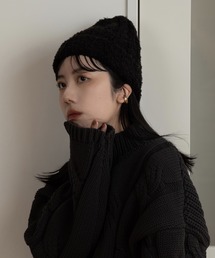 lawgy | fluffy knit cap(ニットキャップ/ビーニー)