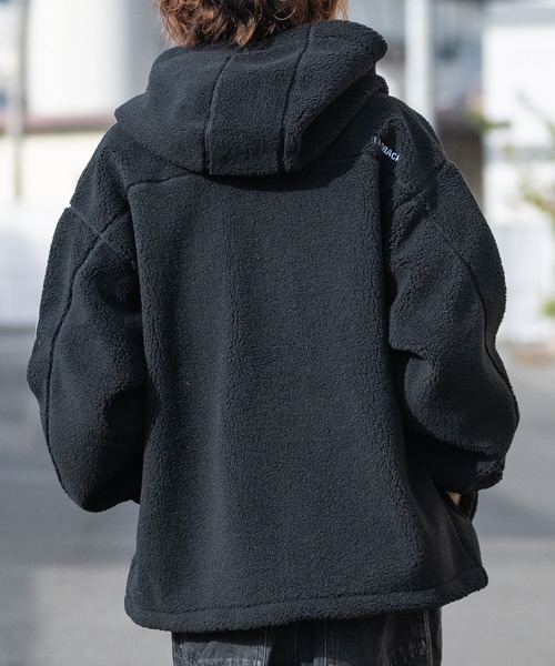 Red Cap Girl(レッドキャプガール)の「【a-r】〔Red Cap Girl/レッドキャップガール〕裏フリース デタッチャブルワッペン シープボアジャケット(ブルゾン・メンズ・ブラック/ホワイト/ベージュ・MEDIUM/LARGE)」の18枚目の写真