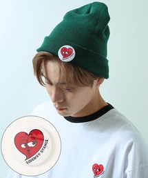 SIDEWAY STANCE（サイドウェイスタンス）の「【SIDEWAY STANCE】缶バッジ付き ニットキャップ（ニットキャップ/ビーニー）」