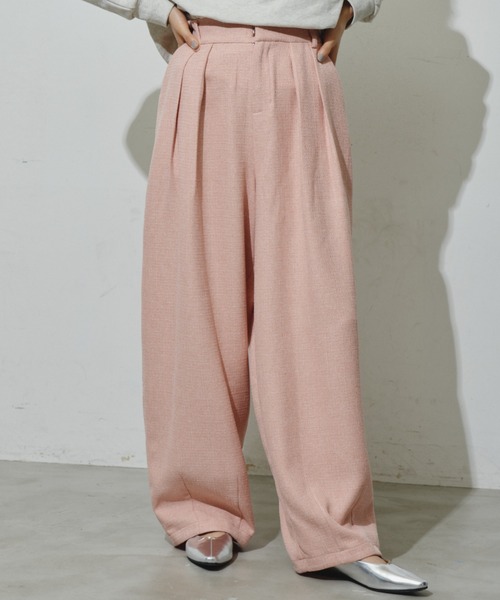 Aunt Marie's（アントマリーズ）の「【S,M,Lサイズ展開】ツイード