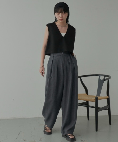 Aunt Marie's（アントマリーズ）の「【S,M,Lサイズ展開】ツイード