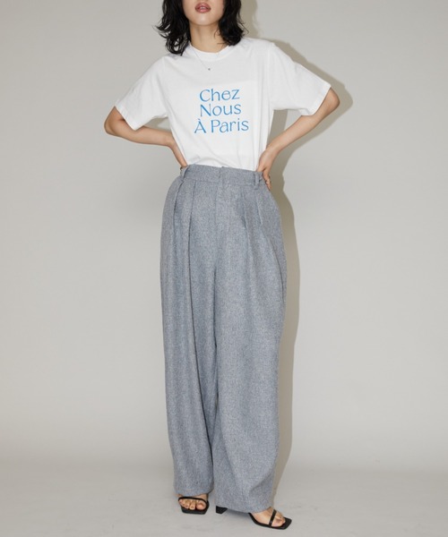 Aunt Marie's(アントマリーズ)の「【S,M,Lサイズ展開】ツイードカーブスラックスパンツ(スラックス・レディース・グレー/ピンク/チャコールグレー・M/S/L)」の19枚目の写真