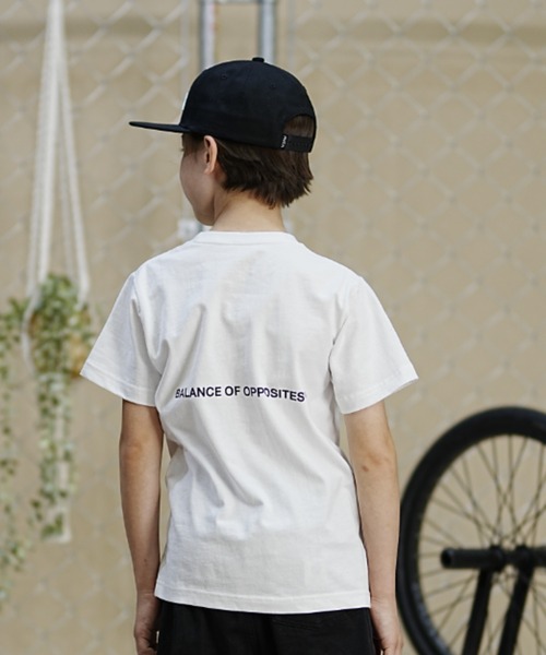 RVCA（ルーカ）の「RVCA/ルーカ RVCA/ルーカ キッズ 半袖Tシャツ 定番ロゴデザイン 親子コーデ BE045-226（Tシャツ/カットソー・キッズ・ブラック/ホワイト/ブラック×パープル・130cm/140cm/150cm/160cm）」の11枚目の写真