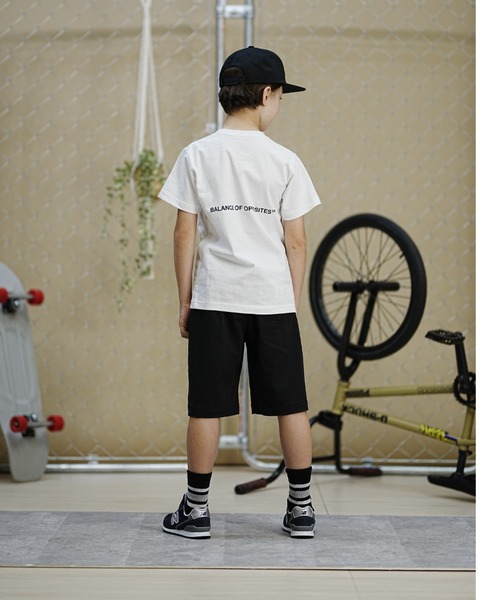 RVCA（ルーカ）の「RVCA/ルーカ RVCA/ルーカ キッズ 半袖Tシャツ 定番ロゴデザイン 親子コーデ BE045-226（Tシャツ/カットソー・キッズ・ブラック/ホワイト/ブラック×パープル・130cm/140cm/150cm/160cm）」の12枚目の写真