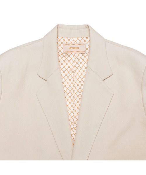 OTIGER(オータイガー)の「【OTIGER】WOMEN'S JACKET / ウィメンズジャケット(テーラードジャケット・レディース・ブラック/アイボリー・L/M/S)」の7枚目の写真