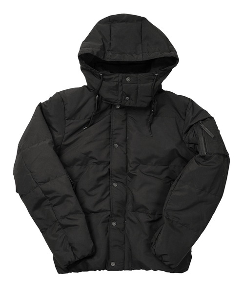 jiggys shop（ジギーズショップ）の「ポリピーチ ダウンジャケット（ダウンジャケット/コート・メンズ・ブラック・X-LARGE/LARGE/MEDIUM）」の2枚目の写真