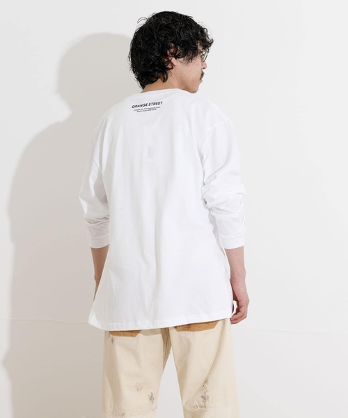 THE GOODLAND MARKET（ザグッドランドマーケット）の「ザ グッドランド マーケット　LONG-SLEEVE T-SHIRTS LOGO（Tシャツ/カットソー・メンズ・ホワイト・MEDIUM/X-LARGE）」の4枚目の写真