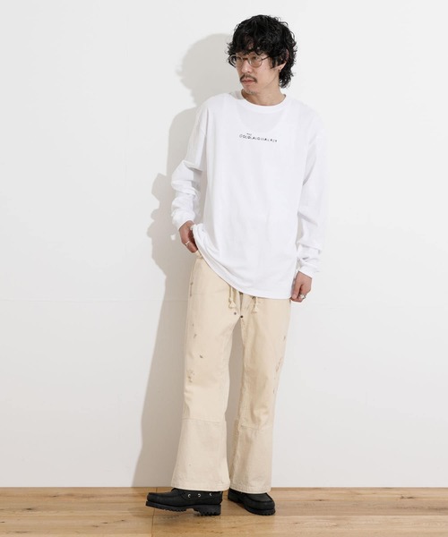 THE GOODLAND MARKET（ザグッドランドマーケット）の「ザ グッドランド マーケット　LONG-SLEEVE T-SHIRTS LOGO（Tシャツ/カットソー・メンズ・ホワイト・MEDIUM/X-LARGE）」の5枚目の写真