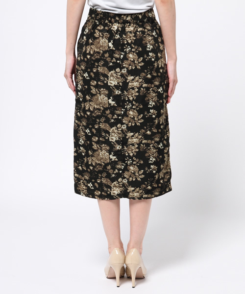 mystic(ミスティック)の「花柄タイトスカート(スカート・レディース・カーキ/ベージュ/ブラック・フリ-)」の13枚目の写真