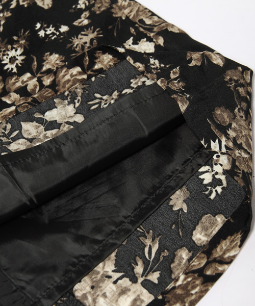 mystic(ミスティック)の「花柄タイトスカート(スカート・レディース・カーキ/ベージュ/ブラック・フリ-)」の8枚目の写真