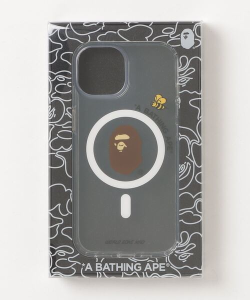 A BATHING APE（アベイシングエイプ）の「APE HEAD IPHONE 15 CASE（スマホケース/カバー・メンズ・クリア・FREE）」の2枚目の写真