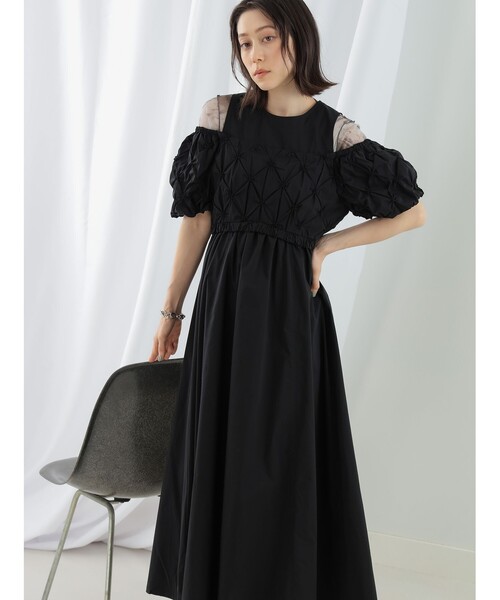 Ray BEAMS（レイビームス）の「Ray BEAMS / プリント チュール メロー Tシャツ（Tシャツ/カットソー・レディース・グレー/ブラウン・ONE SIZE）」の13枚目の写真