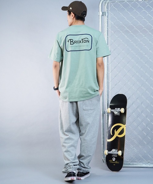 BRIXTON(ブリクストン)の「BRIXTON/ブリクストン 半袖Tシャツ バックプリント ブランドロゴ 17118(Tシャツ/カットソー・メンズ・ブラック/グリーン/イエロー・M/L)」の19枚目の写真