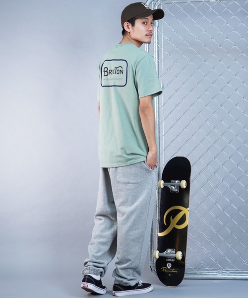 BRIXTON(ブリクストン)の「BRIXTON/ブリクストン 半袖Tシャツ バックプリント ブランドロゴ 17118(Tシャツ/カットソー・メンズ・ブラック/グリーン/イエロー・M/L)」の20枚目の写真