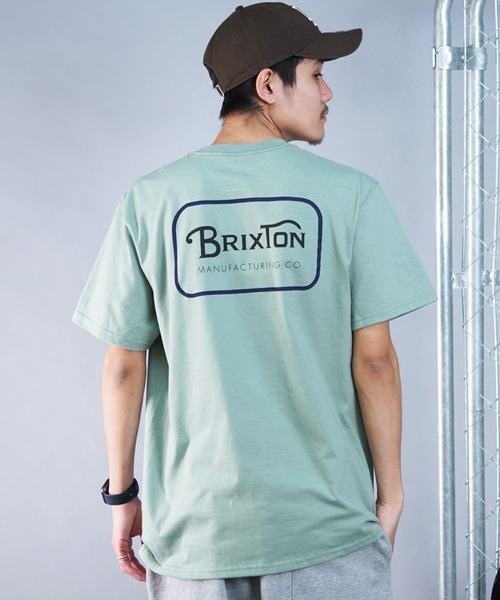 BRIXTON(ブリクストン)の「BRIXTON/ブリクストン 半袖Tシャツ バックプリント ブランドロゴ 17118(Tシャツ/カットソー・メンズ・ブラック/グリーン/イエロー・M/L)」の15枚目の写真