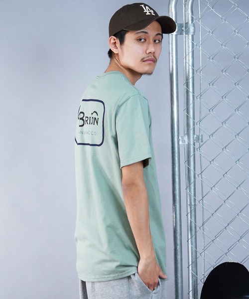 BRIXTON(ブリクストン)の「BRIXTON/ブリクストン 半袖Tシャツ バックプリント ブランドロゴ 17118(Tシャツ/カットソー・メンズ・ブラック/グリーン/イエロー・M/L)」の16枚目の写真