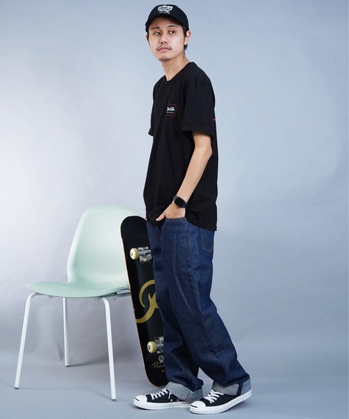 BRIXTON(ブリクストン)の「BRIXTON/ブリクストン 半袖Tシャツ バックプリント ブランドロゴ 17118(Tシャツ/カットソー・メンズ・ブラック/グリーン/イエロー・M/L)」の9枚目の写真