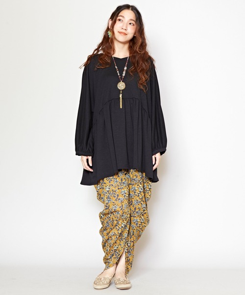 チャイハネ（チャイハネ）の「【チャイハネ】サルカムパンツ（その他パンツ・レディース・イエロー/カーキ/レッド・FREE）」の19枚目の写真