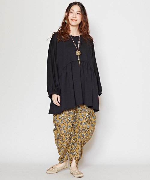 チャイハネ（チャイハネ）の「【チャイハネ】サルカムパンツ（その他パンツ・レディース・イエロー/カーキ/レッド・FREE）」の10枚目の写真