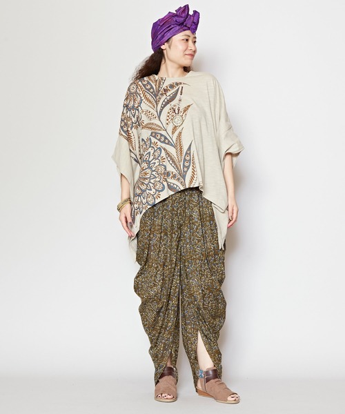 チャイハネ（チャイハネ）の「【チャイハネ】サルカムパンツ（その他パンツ・レディース・イエロー/カーキ/レッド・FREE）」の17枚目の写真