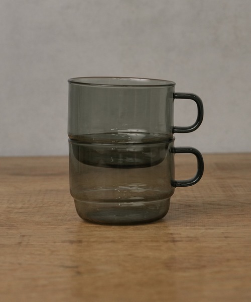 BIRTHDAY BAR（バースデイバー）の「HARIO COLORS スタックマグカップ（グラス/マグカップ/タンブラー・レディース・ブラウン/グレー・フリー）」の9枚目の写真