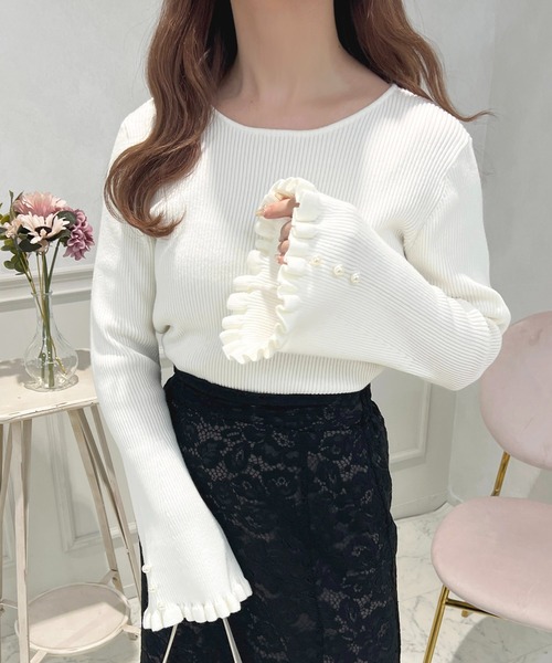 セール】ケープ＋フレアスリーブニット【ZOZOTOWN限定アイテム