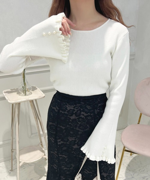 セール】ケープ＋フレアスリーブニット【ZOZOTOWN限定アイテム