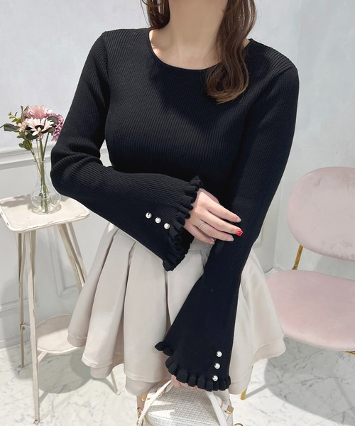 セール】ケープ＋フレアスリーブニット【ZOZOTOWN限定アイテム