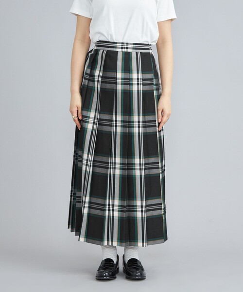 coen（コーエン）の「アソートチェックプリーツスカート（スカート・レディース・オフホワイト/ダークグレー/コバルトブルー・M/L）」の20枚目の写真