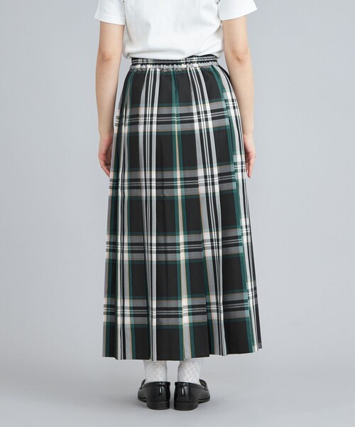 coen（コーエン）の「アソートチェックプリーツスカート（スカート・レディース・オフホワイト/ダークグレー/コバルトブルー・M/L）」の22枚目の写真