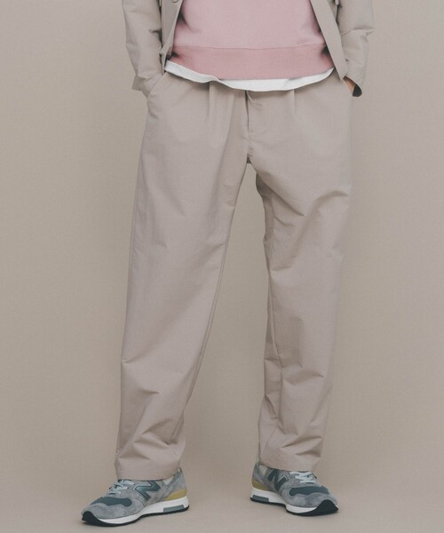 THE SHOP TK (ザ ショップ ティーケー )の「◆【MOVE FREE MOVE MORE 】【セットアップ可】SOLOTEXダブルクロスイージーパンツ(その他パンツ・メンズ・ナチュラル/ネイビー・04/03/02/01)」の2枚目の写真