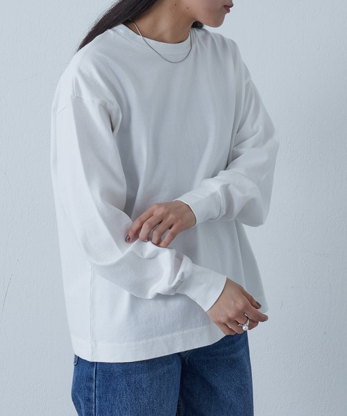 COLONY 2139(コロニートゥーワンスリーナイン)の「10/天竺長袖Tシャツ(Tシャツ/カットソー・レディース・ライム/オフホワイト/ブルー・FREE)」の1枚目の写真