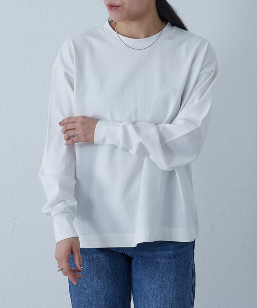 COLONY 2139(コロニートゥーワンスリーナイン)の「10/天竺長袖Tシャツ(Tシャツ/カットソー・レディース・ライム/オフホワイト/ブルー・FREE)」の22枚目の写真