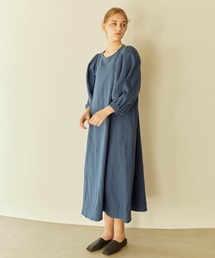 RNA-N | D1638 コットンリネンブロークンツイルワンピース(ワンピース)