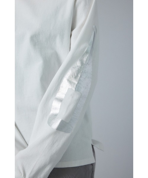 HeRIN.CYE(ヘリンドットサイ)の「Wine long T-shirt ワインロングTシャツ(Tシャツ/カットソー・レディース・ホワイト/ブラック・FREE)」の10枚目の写真
