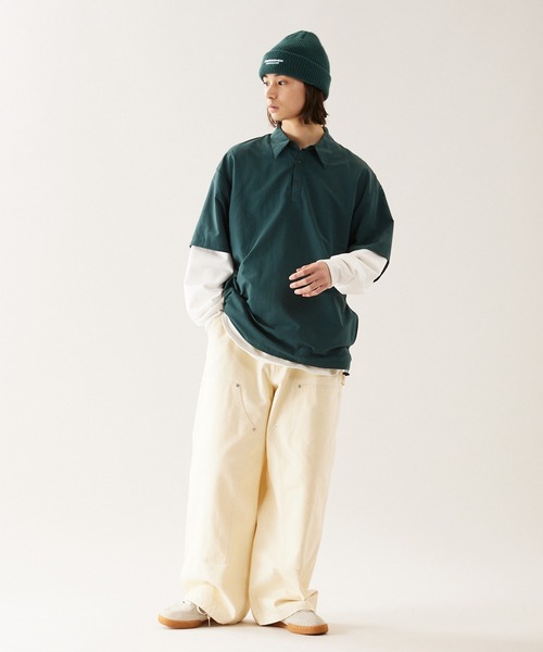 JOURNAL STANDARD(ジャーナルスタンダード)の「【ZOZO限定】FUNCTION SH PO SS / ファンクション プルオーバー 半袖(シャツ/ブラウス・メンズ・チャコールグレー/グレイッシュブルー/ネイビー/モスグリーン/ブラック/ライトベージュ/カーキ・M/L)」の15枚目の写真