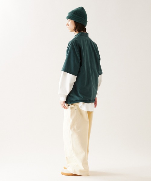 JOURNAL STANDARD(ジャーナルスタンダード)の「【ZOZO限定】FUNCTION SH PO SS / ファンクション プルオーバー 半袖(シャツ/ブラウス・メンズ・チャコールグレー/グレイッシュブルー/ネイビー/モスグリーン/ブラック/ライトベージュ/カーキ・M/L)」の16枚目の写真
