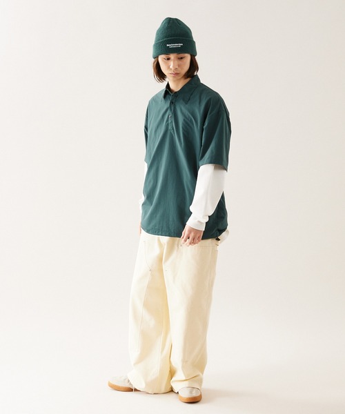 JOURNAL STANDARD(ジャーナルスタンダード)の「【ZOZO限定】FUNCTION SH PO SS / ファンクション プルオーバー 半袖(シャツ/ブラウス・メンズ・チャコールグレー/グレイッシュブルー/ネイビー/モスグリーン/ブラック/ライトベージュ/カーキ・M/L)」の18枚目の写真