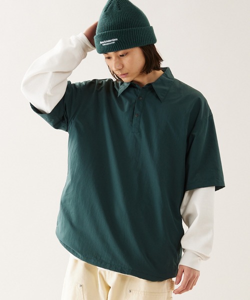 JOURNAL STANDARD(ジャーナルスタンダード)の「【ZOZO限定】FUNCTION SH PO SS / ファンクション プルオーバー 半袖(シャツ/ブラウス・メンズ・チャコールグレー/グレイッシュブルー/ネイビー/モスグリーン/ブラック/ライトベージュ/カーキ・M/L)」の19枚目の写真