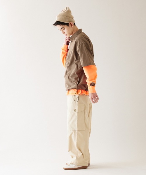 JOURNAL STANDARD(ジャーナルスタンダード)の「【ZOZO限定】FUNCTION SH PO SS / ファンクション プルオーバー 半袖(シャツ/ブラウス・メンズ・チャコールグレー/グレイッシュブルー/ネイビー/モスグリーン/ブラック/ライトベージュ/カーキ・M/L)」の10枚目の写真