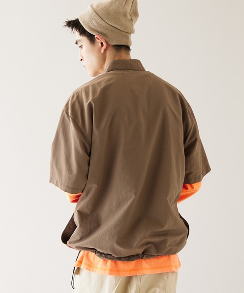 JOURNAL STANDARD(ジャーナルスタンダード)の「【ZOZO限定】FUNCTION SH PO SS / ファンクション プルオーバー 半袖(シャツ/ブラウス・メンズ・チャコールグレー/グレイッシュブルー/ネイビー/モスグリーン/ブラック/ライトベージュ/カーキ・M/L)」の14枚目の写真